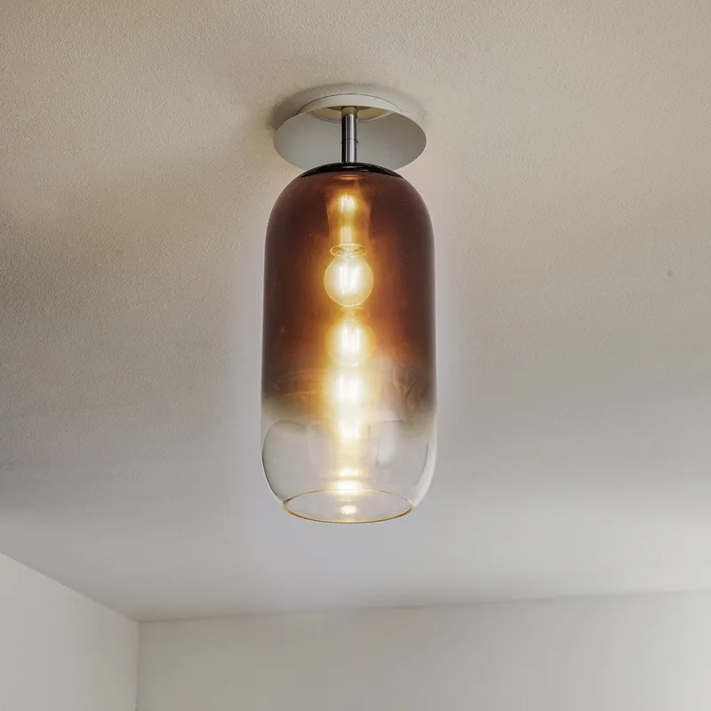 Gople Plafondlamp Bronze - Artemide - Woonkamer - Designer - Glas - Met afstand von Artemide – Produktfoto