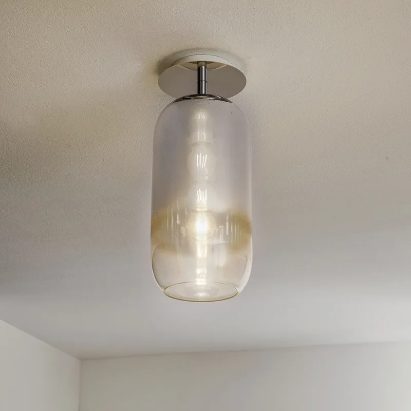 Gople Plafondlamp Silver - Artemide - Woonkamer - Designer - Glas - Met afstand von Artemide – Produktfoto