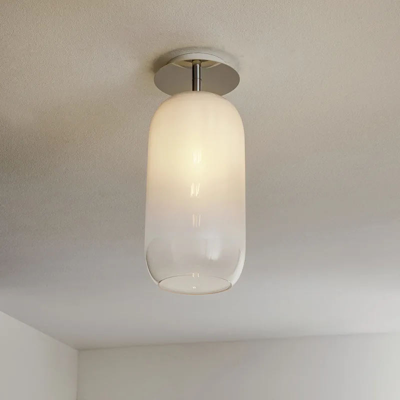 Gople Plafondlamp White - Artemide - Woonkamer - Designer - Glas - Met afstand von Artemide – Produktfoto
