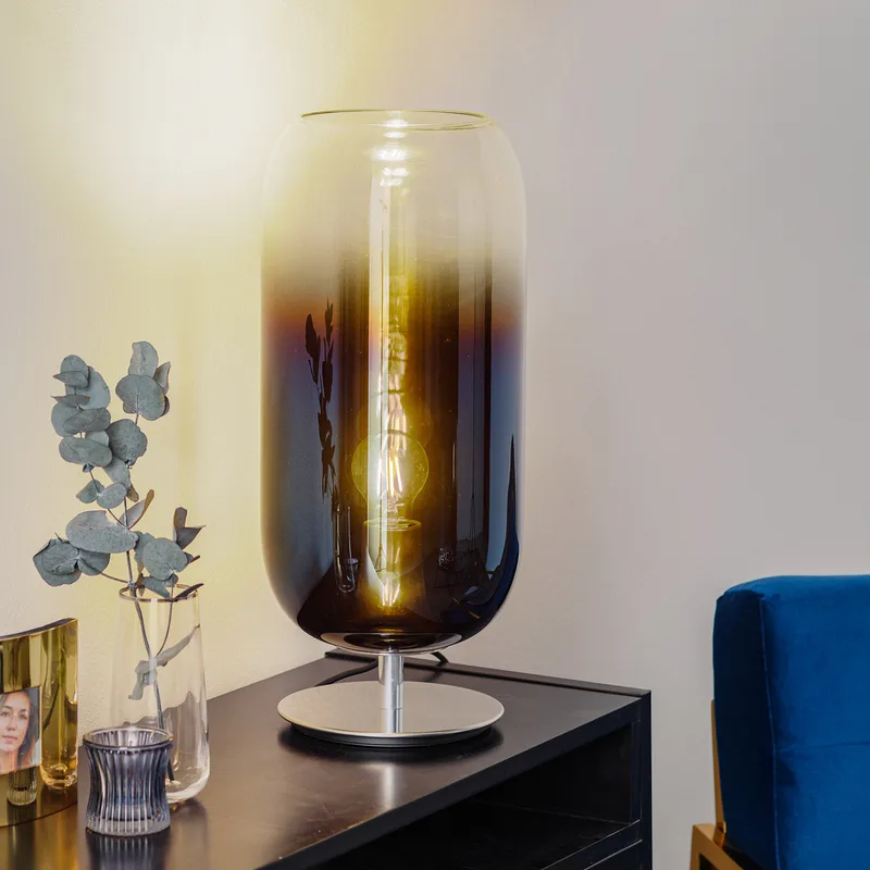 Gople Tafellamp Blue Sapphire - Artemide - Woonkamer - Designer - Glas - Met lampenkap von Artemide – Produktfoto