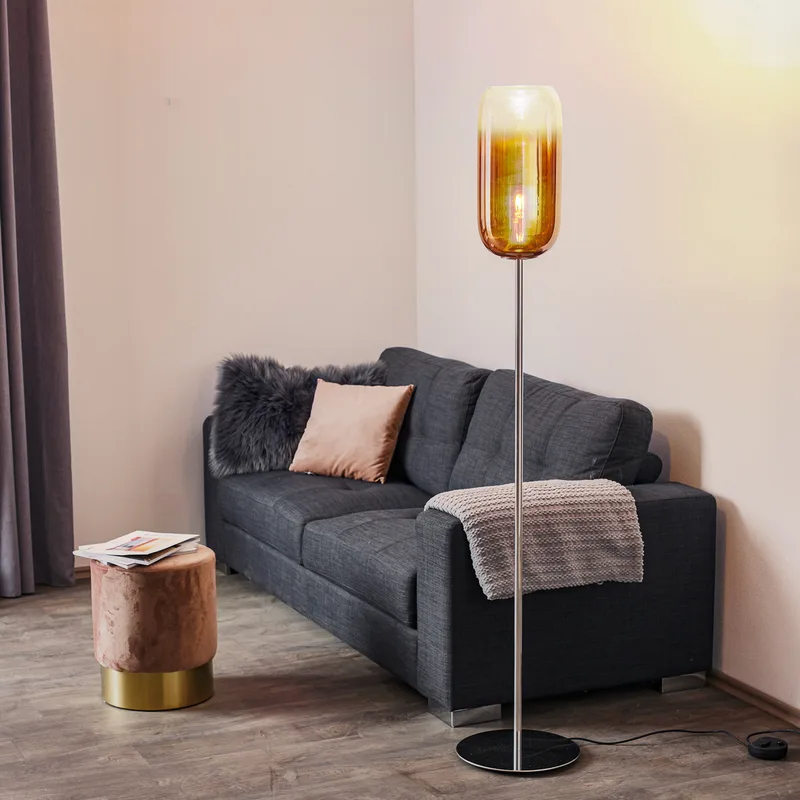 Gople Vloerlamp Copper - Artemide - Woonkamer - Designer - Glas - Met lampenkap von Artemide – Produktfoto