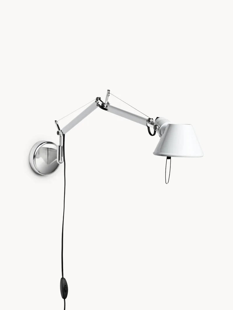 Grote verstelbare wandlamp Tolomeo Micro met stekker by Artemide – product photo