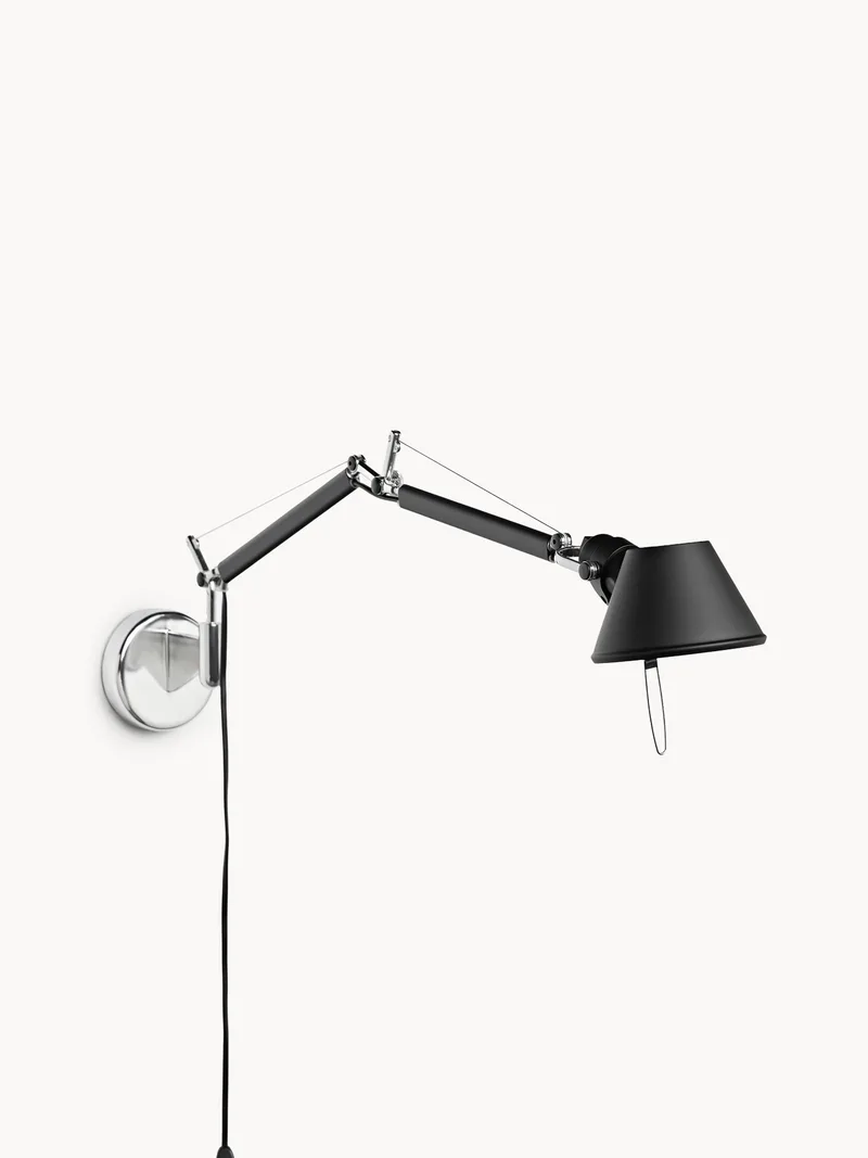 Grote verstelbare wandlamp Tolomeo Micro met stekker by Artemide – product photo