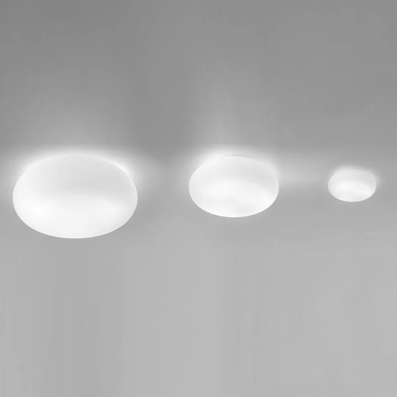 Itka glazen wandlamp IP65 Ø 50 cm - Artemide - Woonkamer - Modern - Glas - Rond von Artemide – Produktfoto