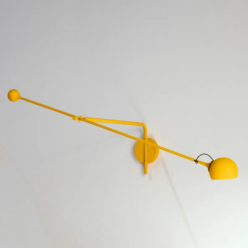IXA wandlamp L Yellow - Artemide - Woonkamer - Designer - Metaal - Met lampenkap von Artemide – Produktfoto