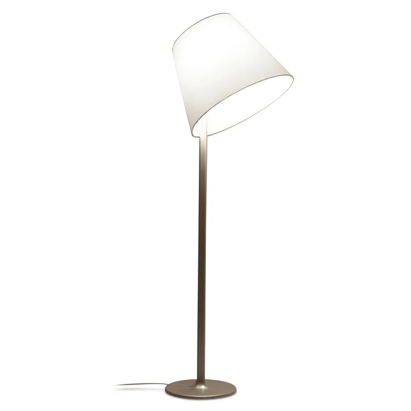 Melampo Mega F Staande Lamp Brons - Artemide - Woonkamer - Designer - Stof - Met lampenkap by Artemide – product photo
