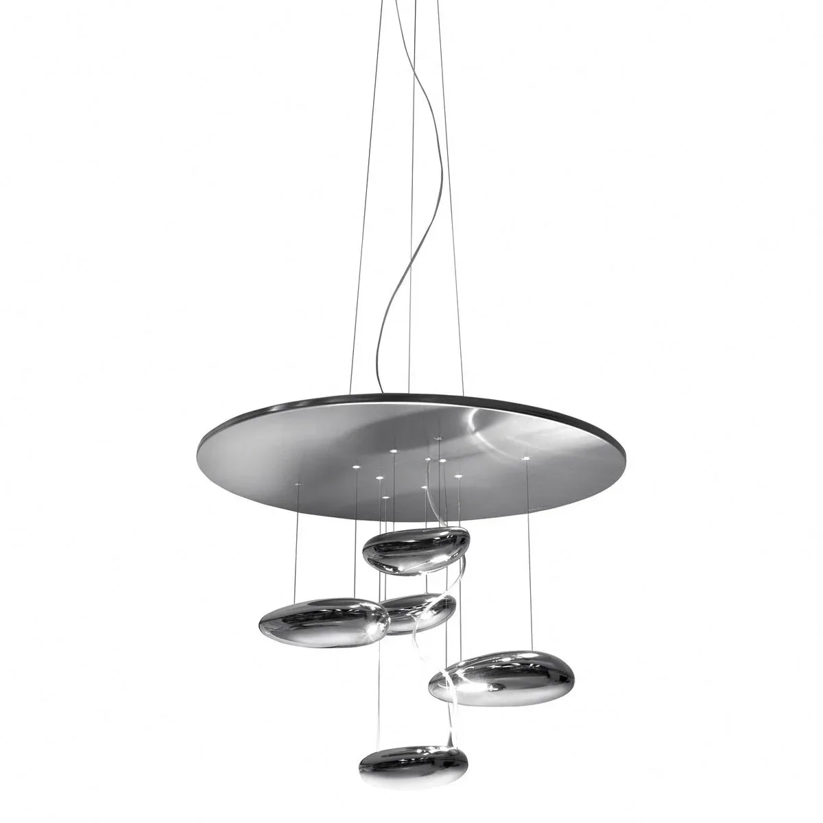 Mercury Mini LED hanglamp gepolijst chroom fra Artemide – produktbillede