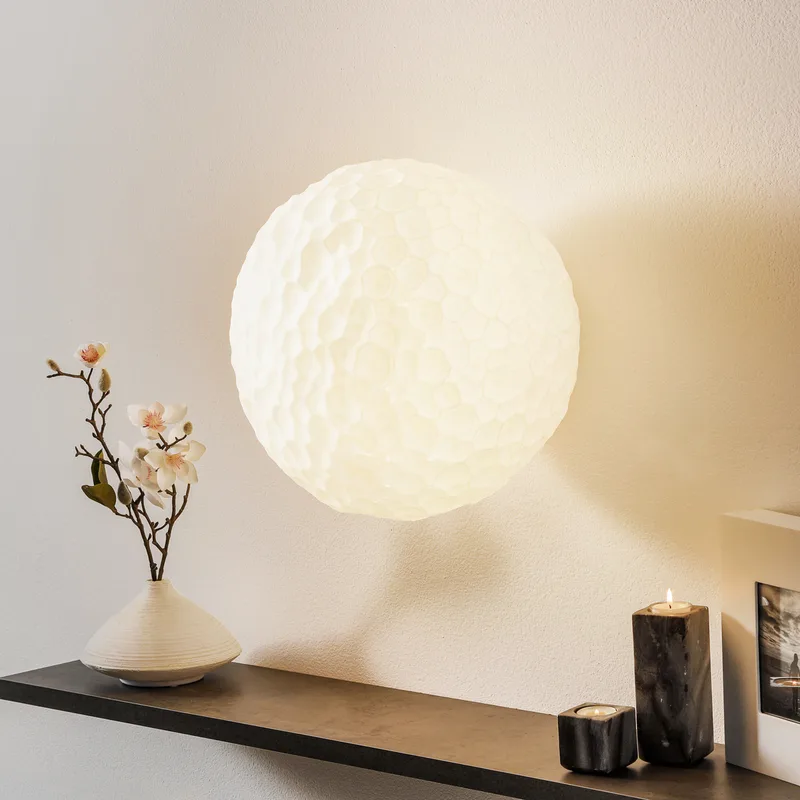Meteorite 35 C/W Plafondlamp/Wandlamp - Artemide - Woonkamer - Designer - Glas - Rond von Artemide – Produktfoto