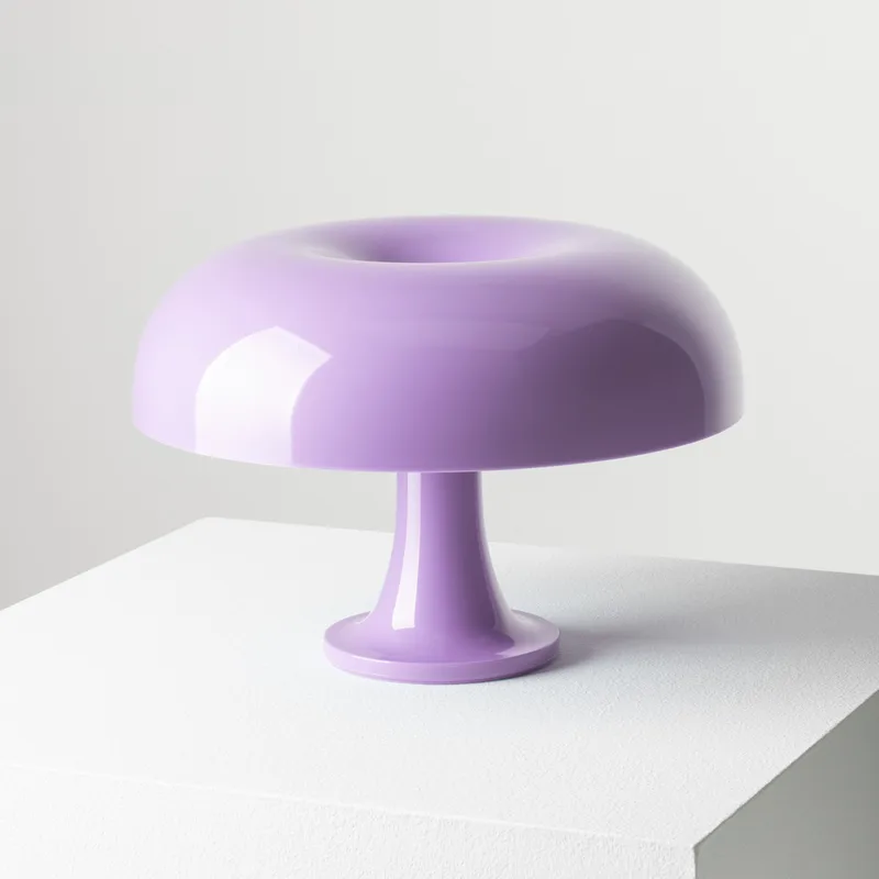 Nessino Tischleuchte, violett, Höhe 22 cm, E14 von Artemide – Produktfoto