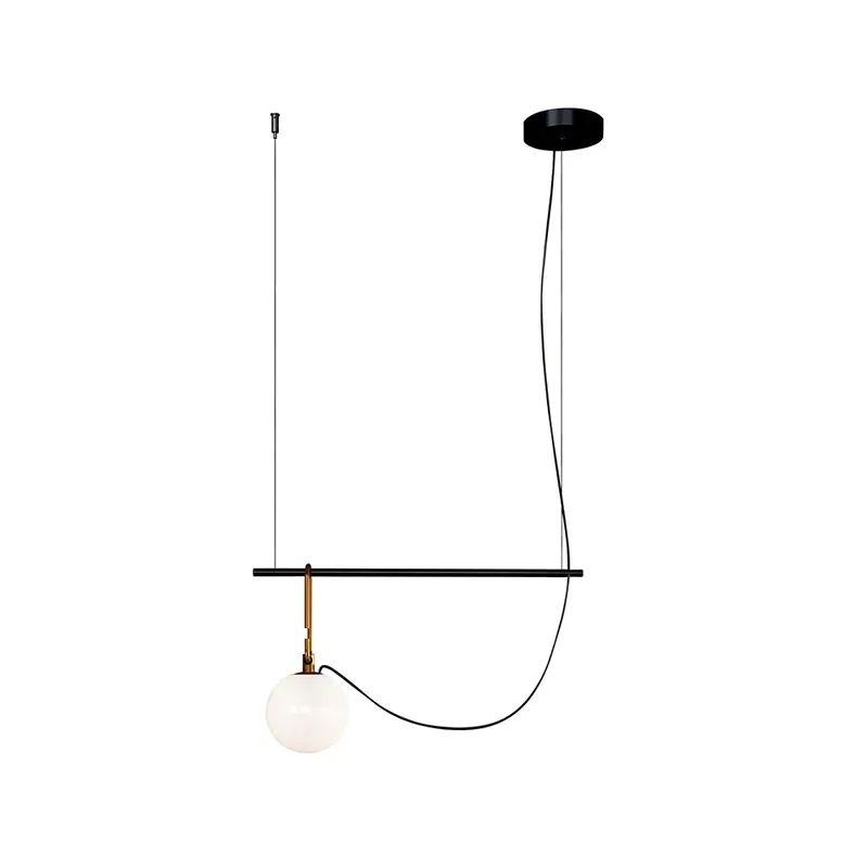 nh S1 14 Pendelleuchte Schwarz-Messing by Artemide – product photo