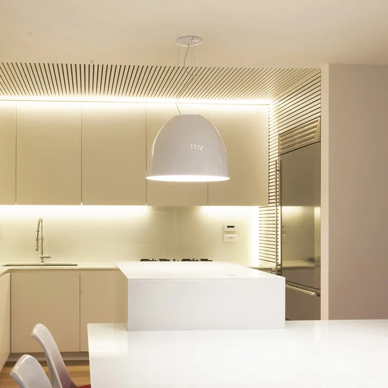 Nur Gloss LED hanglamp App-bedienbaar wit - Artemide - Woonkamer - Designer - Kunststof - 1 lamp von Artemide – Produktfoto