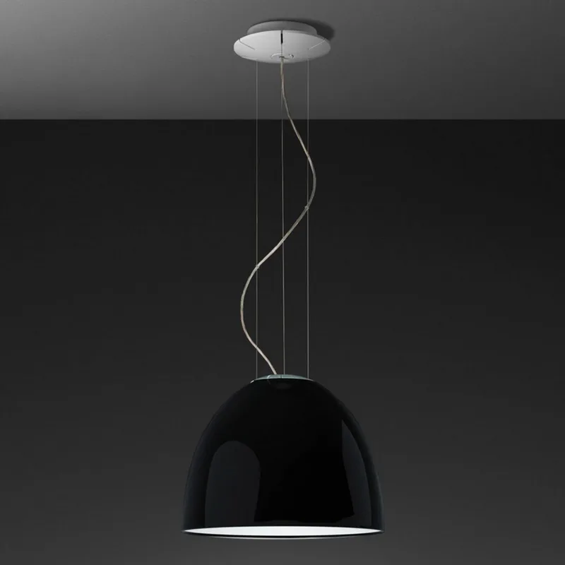 Nur Mini Gloss S Hanglamp Zwart - Artemide - Woonkamer - Designer - Metaal - 1 lamp by Artemide – product photo