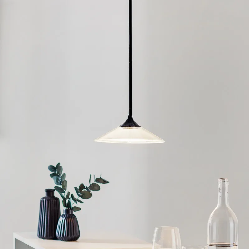 Orsa LED 21 Hanglamp Black - Artemide Orsa 21 - Woonkamer - Designer - Kunststof - 1 lamp von Artemide – Produktfoto