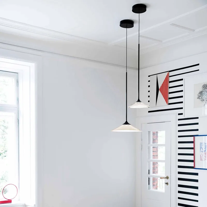 Orsa LED 35 Hanglamp Black - Artemide Orsa 35 - Woonkamer - Modern - Kunststof - 1 lamp von Artemide – Produktfoto