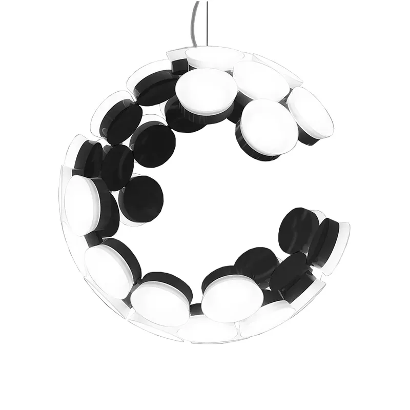 Scopas Pendelleuchte Weiß-schwarz by Artemide – product photo
