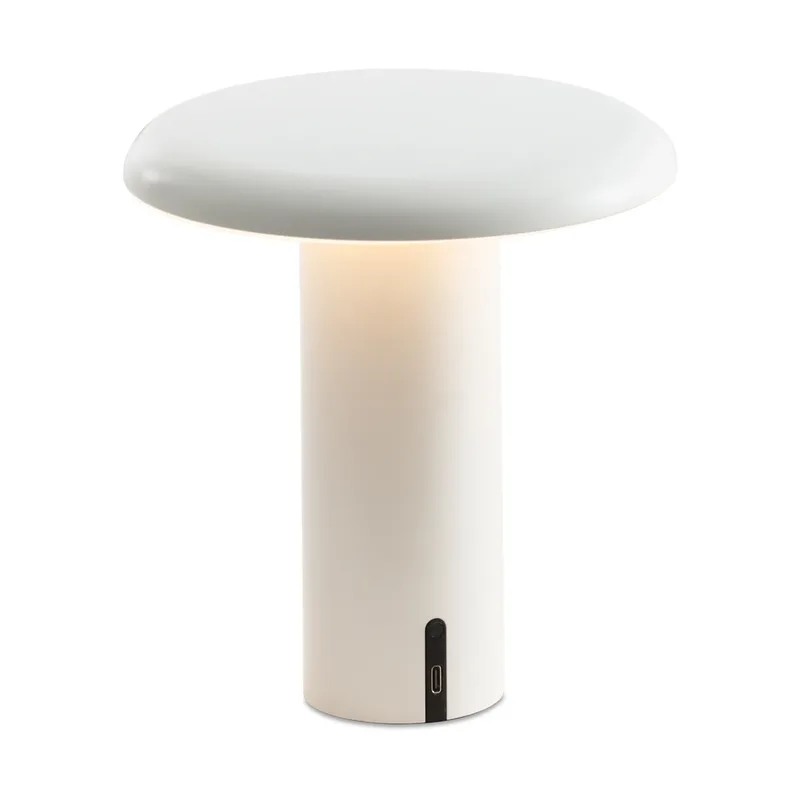 Takku tragbare Tischleuchte 19cm Varnished white von Artemide – Produktfoto