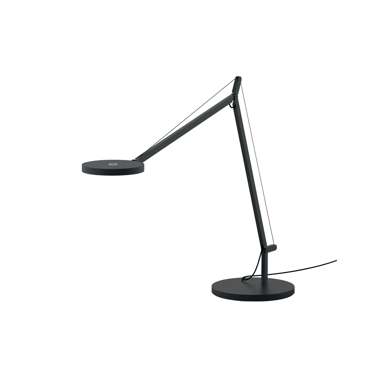 Tischleuchte Demetra - Grau - Aluminium - Designer Naoto Fukasawa by Artemide – product photo