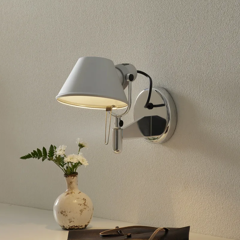 Tolomeo Faretto E27 Wandlamp met Schakelaar - Artemide - Gang / Hal - Designer - Metaal - 1 lamp von Artemide – Produktfoto