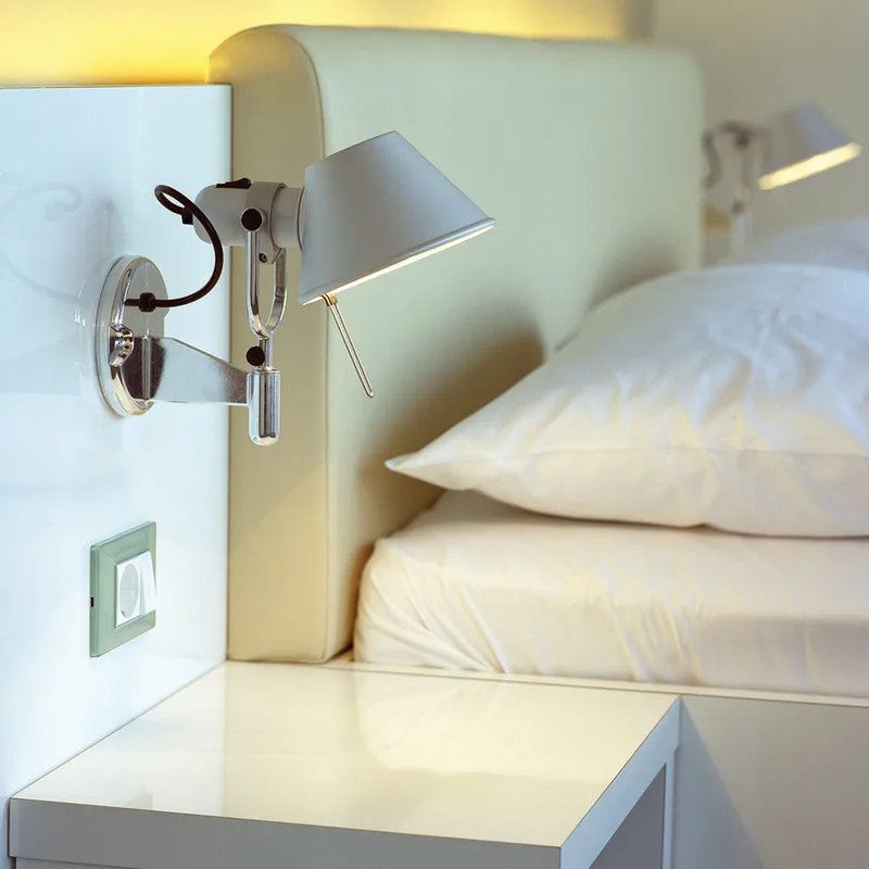 Tolomeo Faretto LED Wandlamp 3000K met Schakelaar - Artemide - Woonkamer - Designer - Metaal - 1 lamp von Artemide – Produktfoto