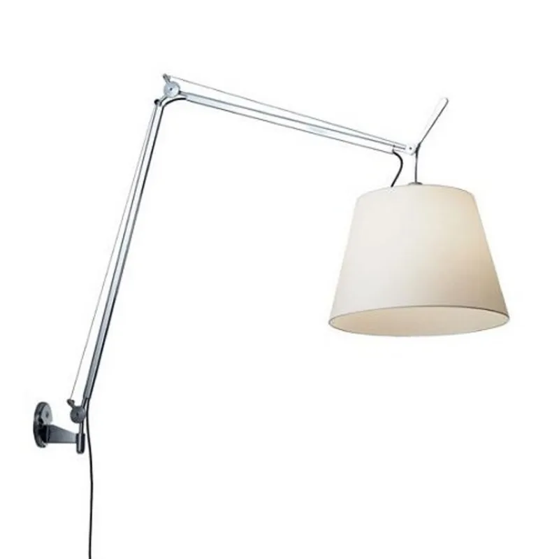 Tolomeo Mega Wandlamp met Dimmer Ø320 Alu/Wit - Artemide - Woonkamer - Aluminium von Artemide – Produktfoto