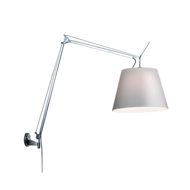 Tolomeo Mega Wandlamp met Switch Ø320 Alu/Gray - Artemide - Woonkamer - Aluminium von Artemide – Produktfoto