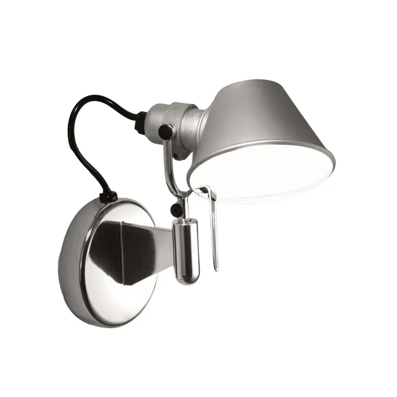 Tolomeo Micro Faretto LED wandlamp, grijs, 3000K - Artemide - Woonkamer - Designer - Metaal - 1 lamp von Artemide – Produktfoto