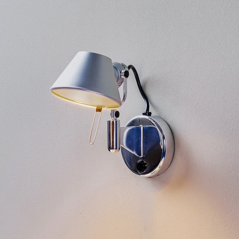 Tolomeo Micro Faretto LED-Wandlampe, 2.700K, grau by Artemide – product photo