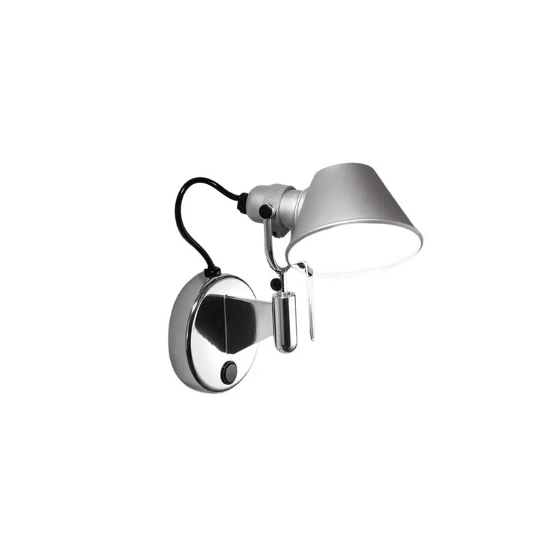 Tolomeo Micro Faretto wandlamp met schakelaar, aluminium - Artemide - Slaapkamer - Designer von Artemide – Produktfoto