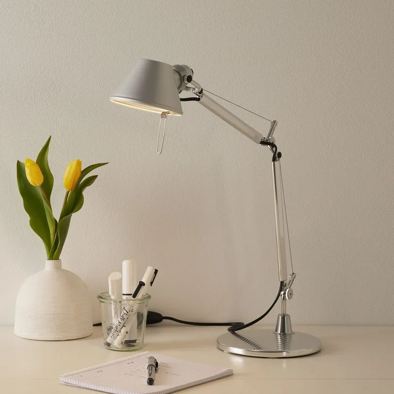 Tolomeo Micro tafellamp aluminium - Artemide - Werkkamer / Kantoor - Designer - Metaal - 1 lamp von Artemide – Produktfoto
