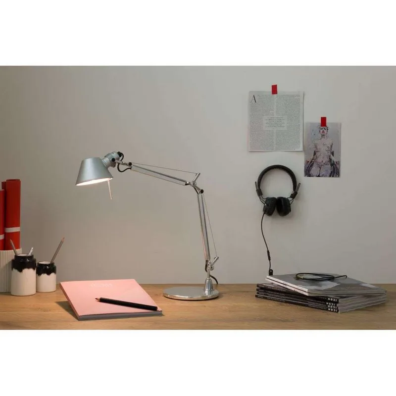 Tolomeo Micro Tafellamp Gepolijst Aluminium - Artemide - Werkkamer / Kantoor von Artemide – Produktfoto