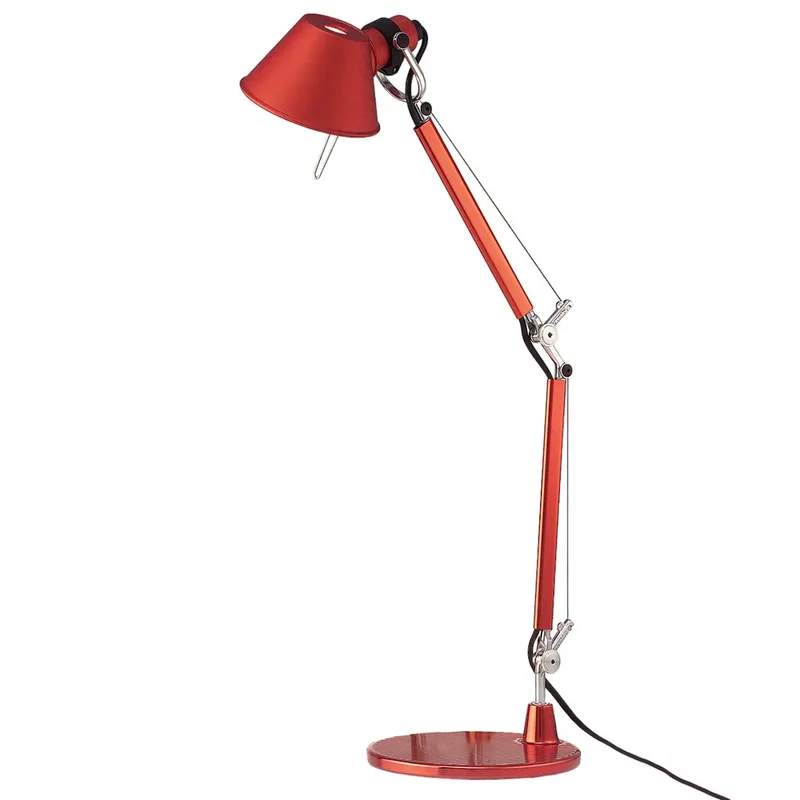 Tolomeo Micro tafellamp rood - Artemide - Werkkamer / Kantoor - Designer - Metaal - 1 lamp von Artemide – Produktfoto