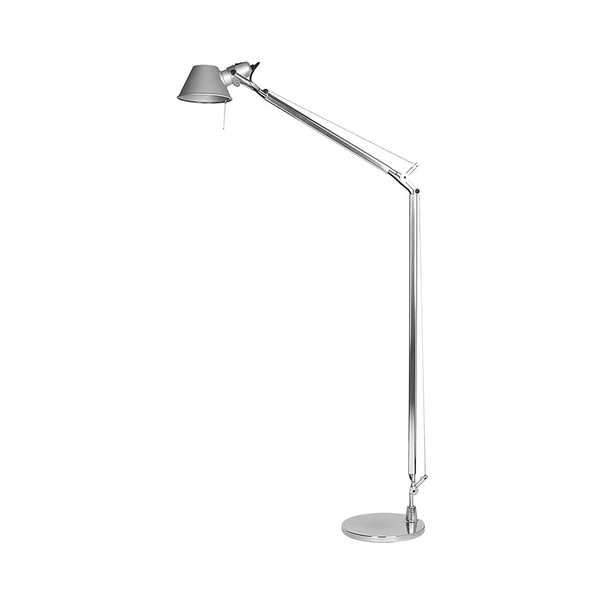 Verstellbare Lesestehleuchte Tolomeo - Metall - eloxiertes Aluminium - Designer Michele de Lucchi by Artemide – product photo