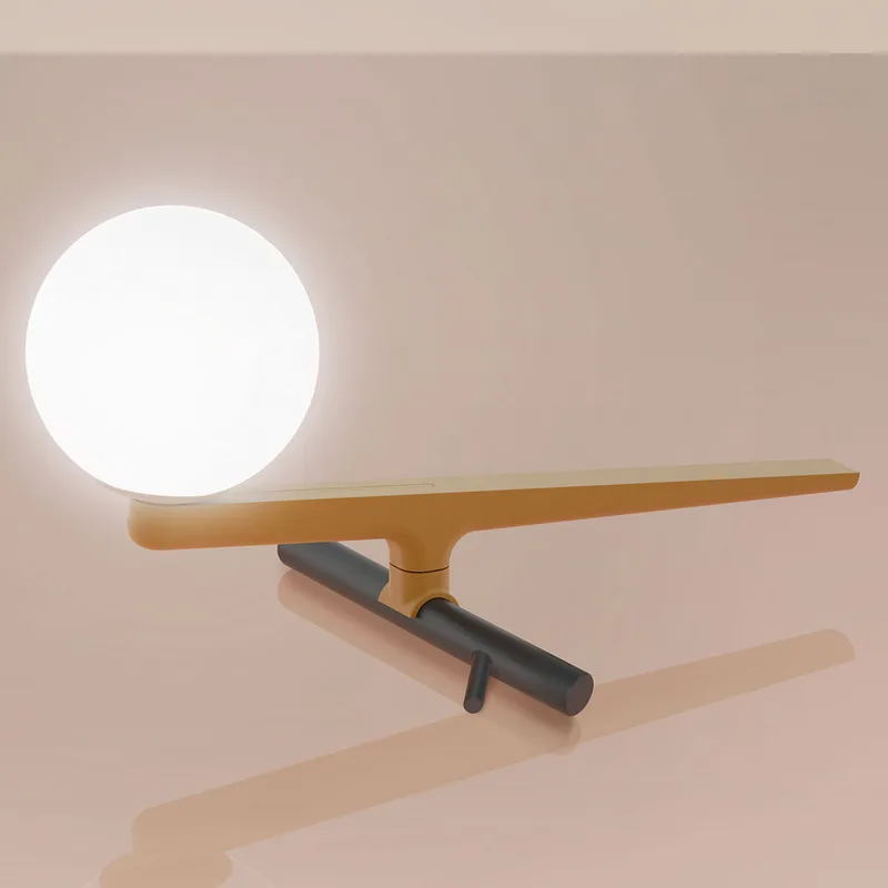 Yanzin T Tafellamp - Artemide - Woonkamer - Designer - Metaal - Met lampenkap van Artemide – productfoto