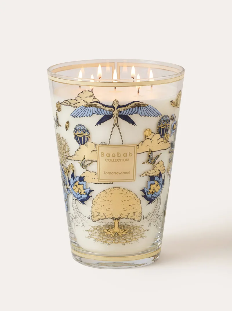Bougie Parfumée Tomorrowland Monument - Parfums: Poire, Muguet, Mousse de Baobab Collection – photo du produit