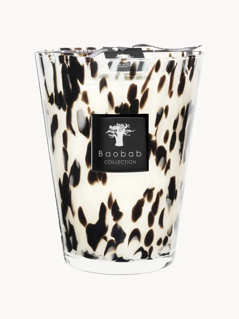 Duftkerze Black Pearls (Grapefruit, Ingwer, Rose) by Baobab Collection – product photo