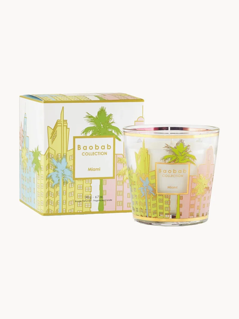 Duftkerze My First Baobab Miami (Salzblume, Strandkiefer & Zypresse) by Baobab Collection – product photo