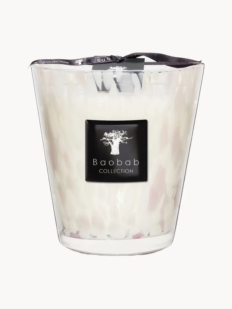 Duftkerze White Pearls (Orchidee, Freesie, Moschus) by Baobab Collection – product photo