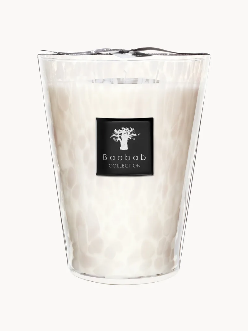 Duftkerze White Pearls (Orchidee, Freesie, Moschus) by Baobab Collection – product photo