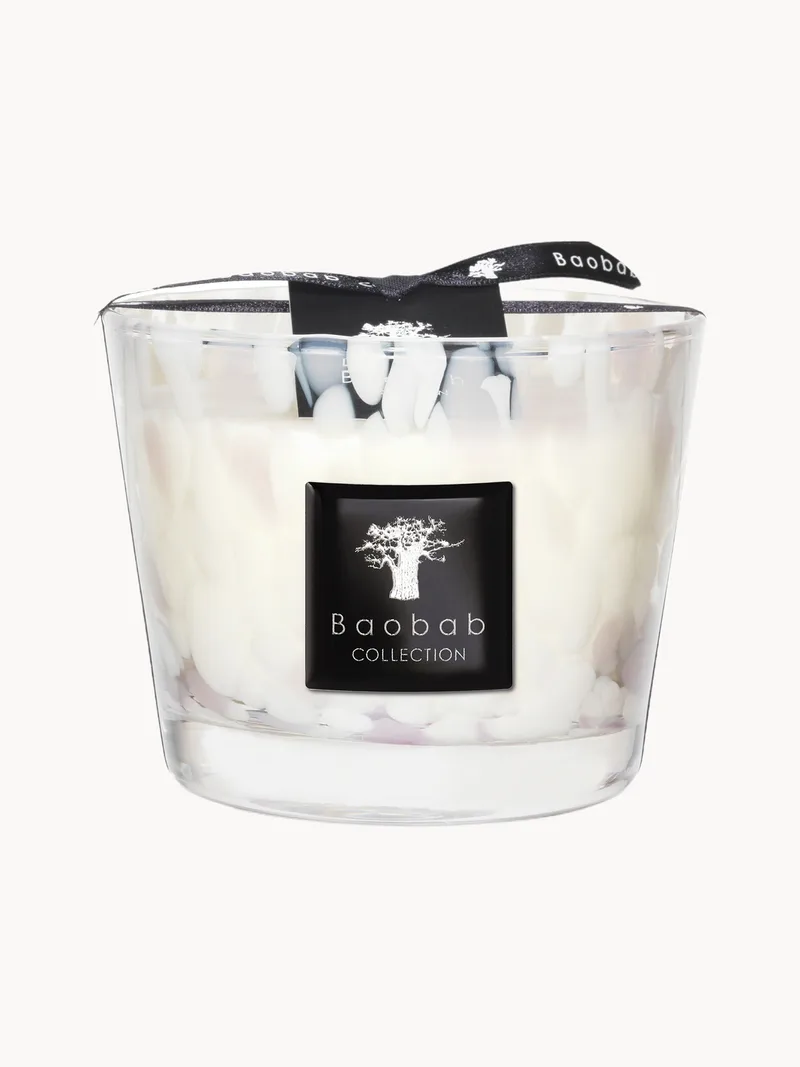 Duftkerze White Pearls (Orchidee, Freesie, Moschus) by Baobab Collection – product photo