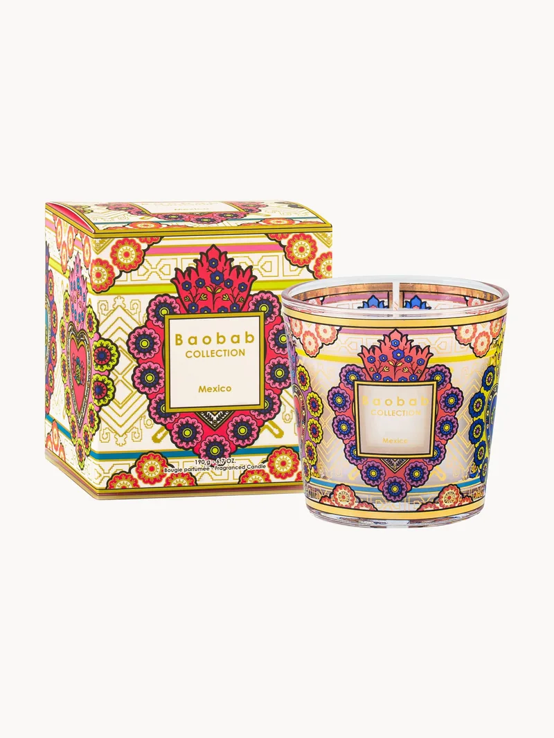 Handgefertigte Duftkerze My First Baobab Mexico (Schwarze Johannisbeere, Freesie & Zeder) by Baobab Collection – product photo