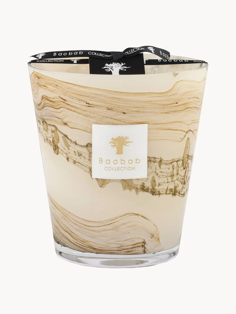 Vierdocht-Duftkerze Siloli (Zedernholz, Tonkabohne & grüne Zitrone) by Baobab Collection – product photo
