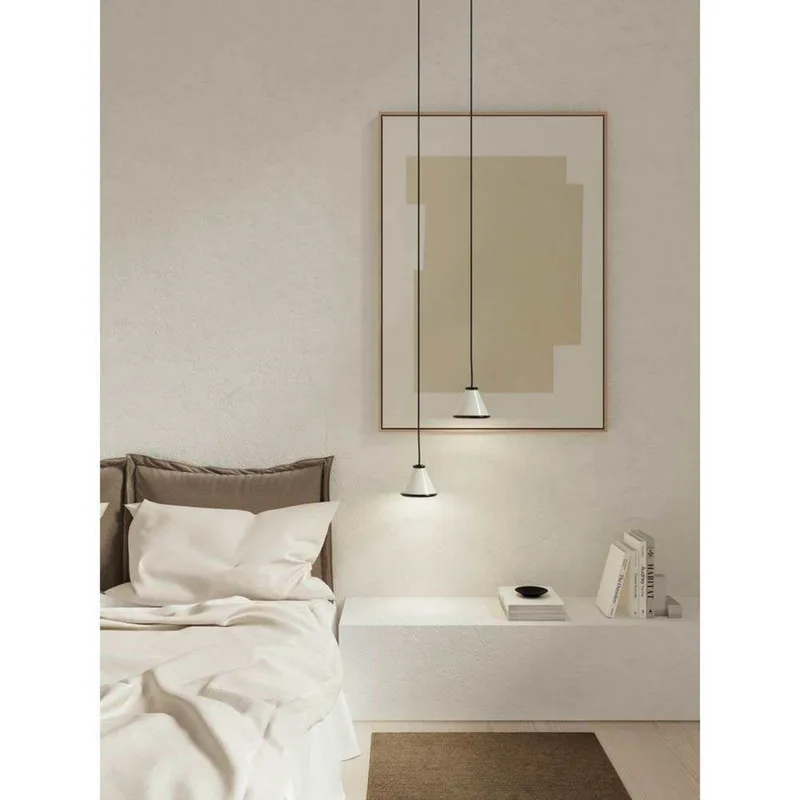 Belle hanglamp Ø15 glanzend wit/glanzend zwart från Belid – produktbild