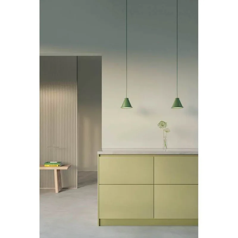 Belle hanglamp Ø15 Pale Green/Reseda Green by Belid – product photo