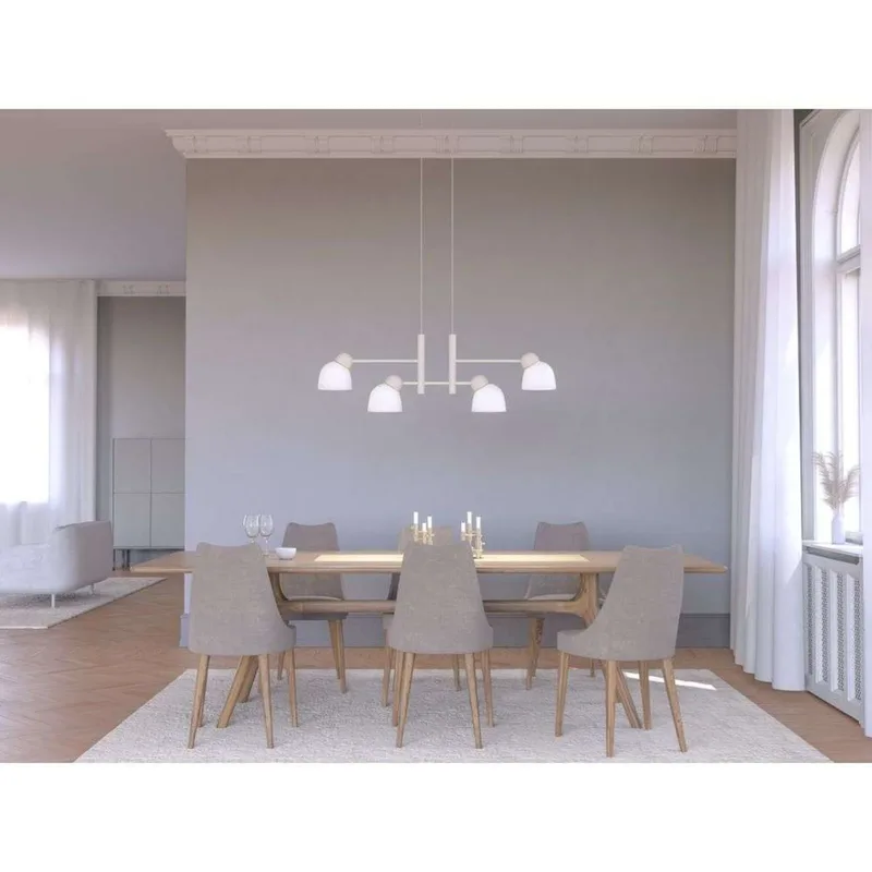 Bird Hanglamp L119,3 Sand/Brass/Opal de Belid – photo du produit