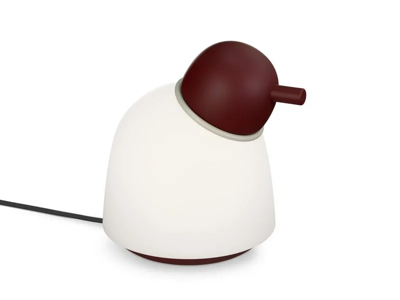 Bird Tafellamp H21,5 Dark Red/Sand/Opal van Belid – productfoto