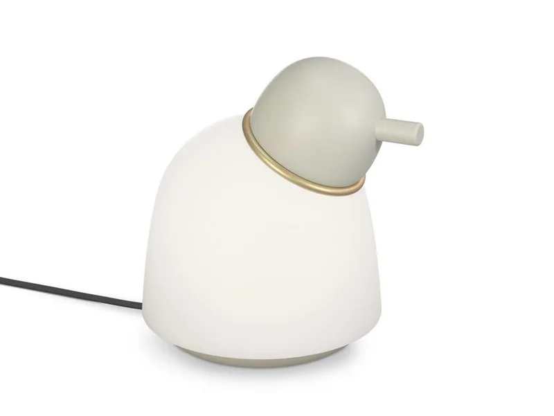 Bird Tafellamp H21,5 Sand/Brass/Opal de Belid – photo du produit