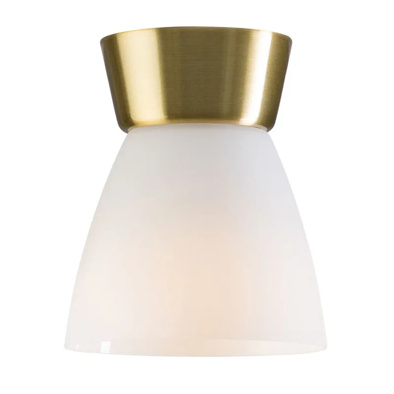 Bizzo-Decke D165 Messing/Palmenglas by Belid – product photo