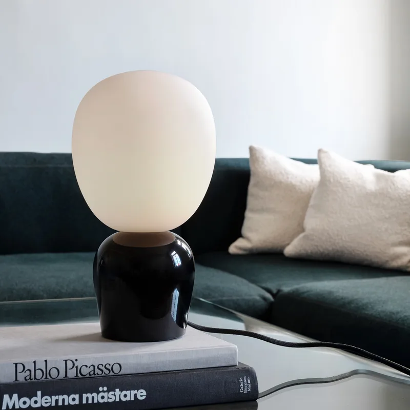 Buddy tafellamp zwart metaal/glas hoogte 33,5 cm van Belid – productfoto