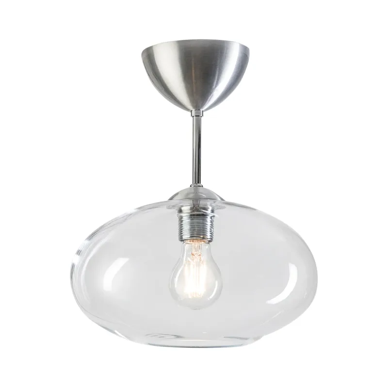 Bullo Decke D270 Aluminium/Klarglas von Belid – Produktfoto