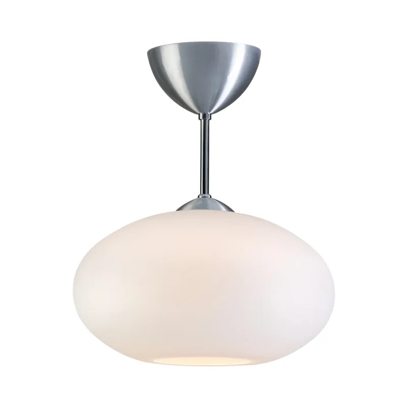 Bullo Decke D270 Aluminium/Palmenglas von Belid – Produktfoto